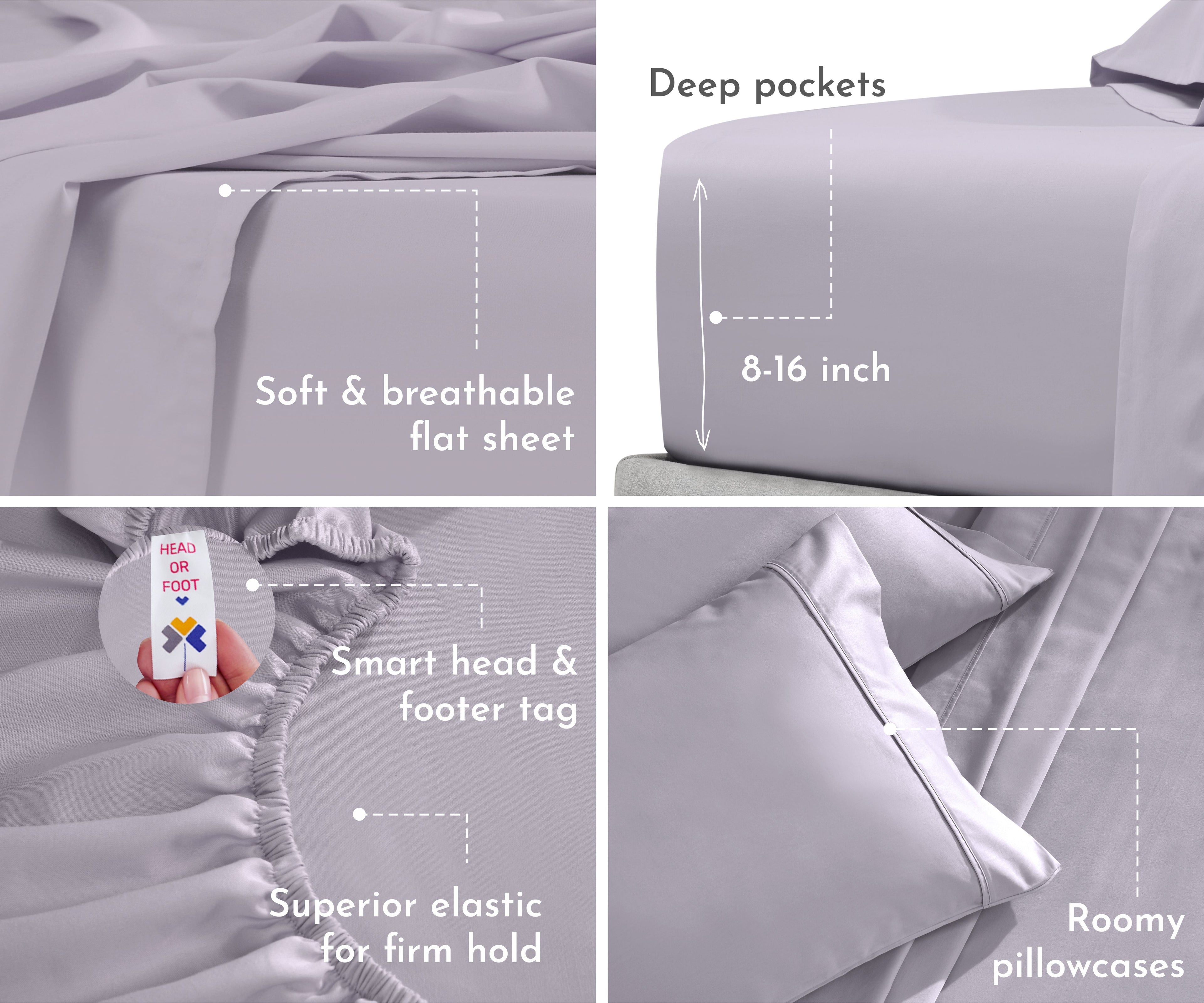 Everyday Soft Sateen Solid Sheet Set - California Design Den