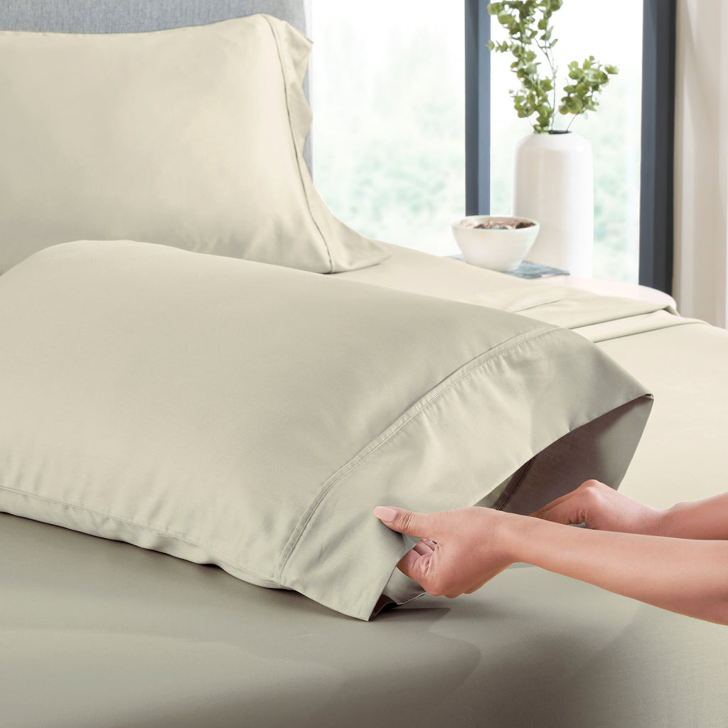 Everyday Soft Sateen Solid Sheet Set - California Design Den