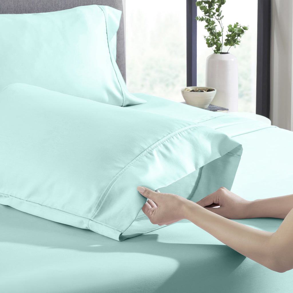 Everyday Soft Sateen Solid Sheet Set - California Design Den