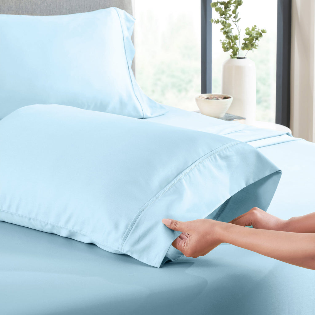 Everyday Soft Sateen Solid Sheet Set - California Design Den